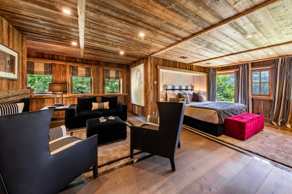 villa in Megeve : Rent exceptional Chalet with view of Mont Blanc - Photo 6