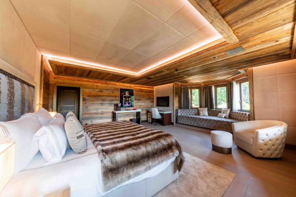 villa in  : Rent ultra-luxury chalet in Crans-Montana - Photo 14