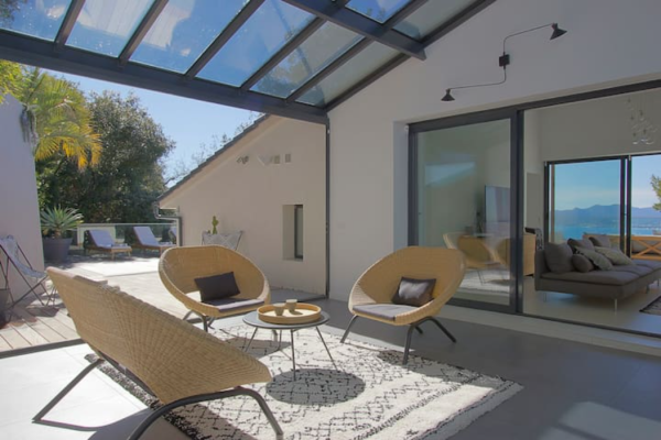 villa in Cannes : Rent lovely villa with sea view - Photo 9