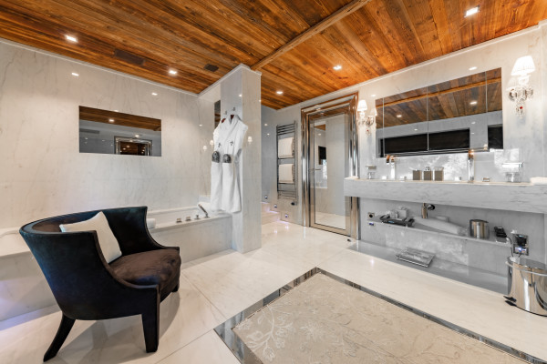 villa in Megeve : Rent exceptional Chalet with view of Mont Blanc - Photo 20