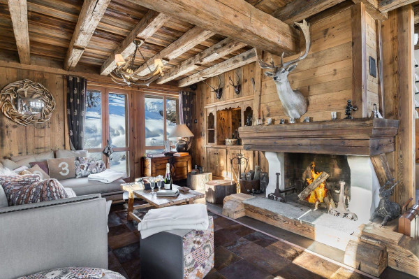villa in Courchevel : Rent this mountain chalet in Courchevel 1550 - Photo 2