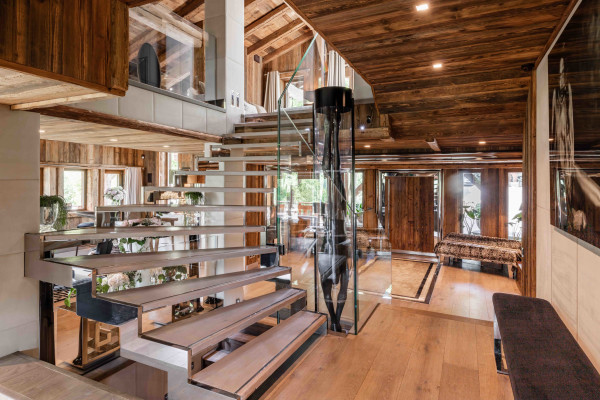 villa in Megeve : Rent exceptional Chalet with view of Mont Blanc - Photo 22