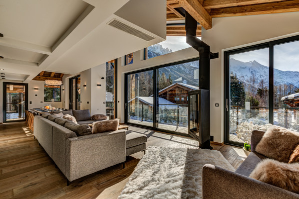 villa in Chamonix : Rent sumptuous chalet with swimming pool in Chamonix - Photo 5