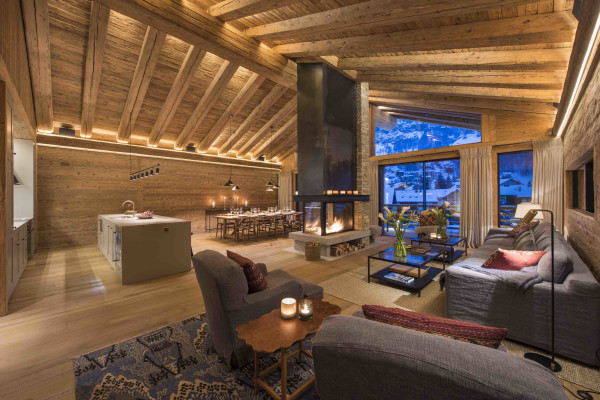 villa in Zermatt : Rent sumptuous 5-bedroom chalet in Zermatt - Photo 1