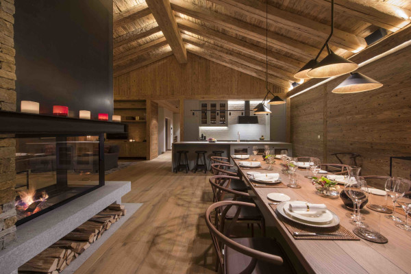 villa in Zermatt : Rent sumptuous 5-bedroom chalet in Zermatt - Photo 4