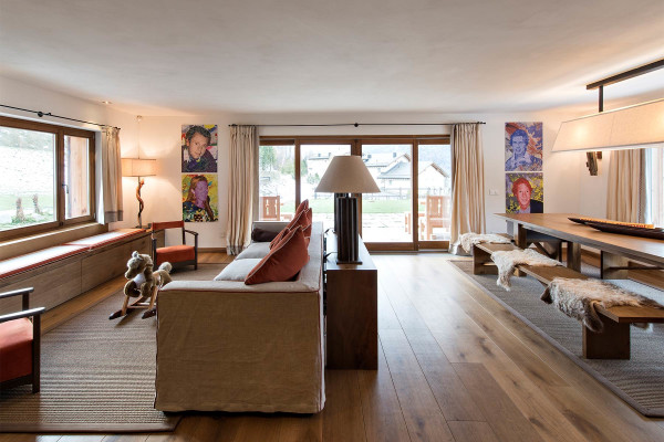 villa in Verbier : Rent large chalet with 8 bedrooms and indoor swimming pool and sauna - Photo 3