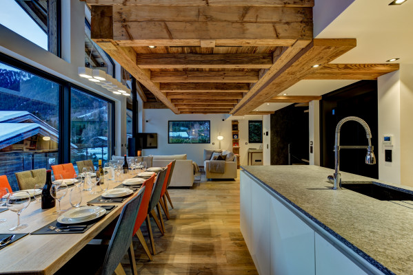 villa in Chamonix : Rent superb 5-bedroom chalet in Chamonix with indoor swimming pool - Photo 6
