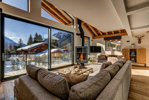 villa in Chamonix : Rent sumptuous chalet with swimming pool in Chamonix - Photo 4