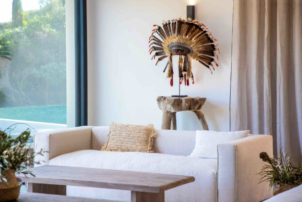 villa in St Tropez : Rent this brand new villa inside 'Les Parcs de Saint Tropez' with a nice sea view and large outdoor space. - Photo 5