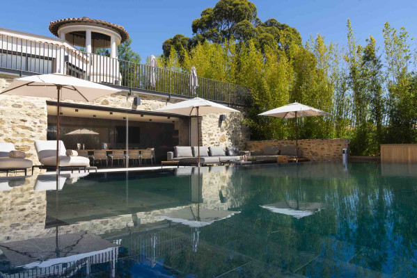 villa in St Tropez : Rent this modern wonderful newly built villa with panoramic views over the Mediterranean sea - Photo 22